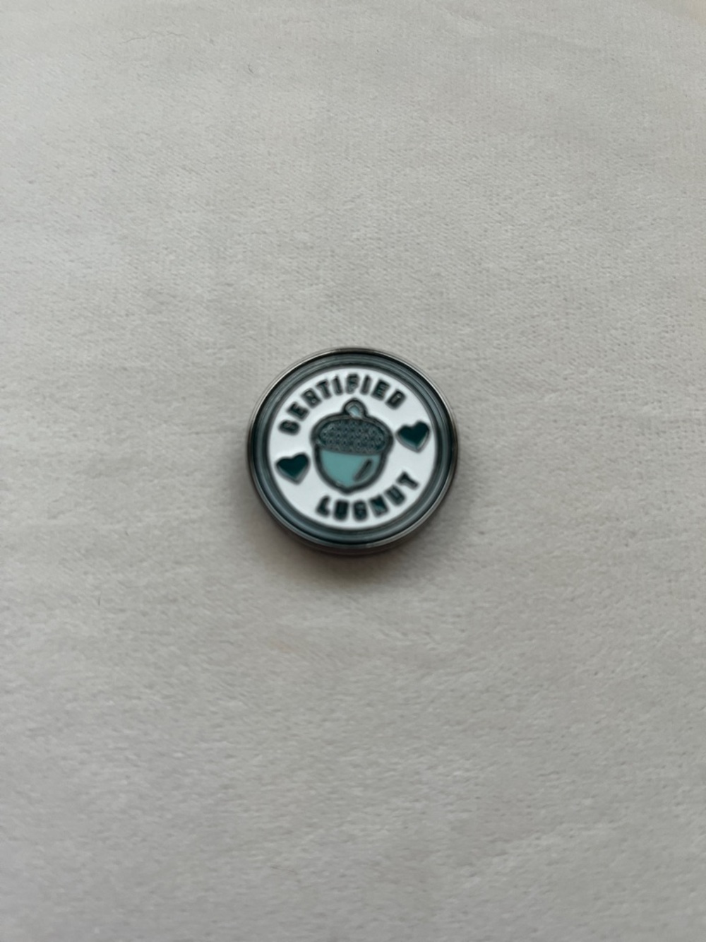 LUG - NWOT - Certified Lugnut Charm in Teal